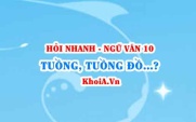 Tuồng là gì? Tuồng có mấy loại? Đặc điểm của Tuồng đồ? Ngữ Văn lớp 10